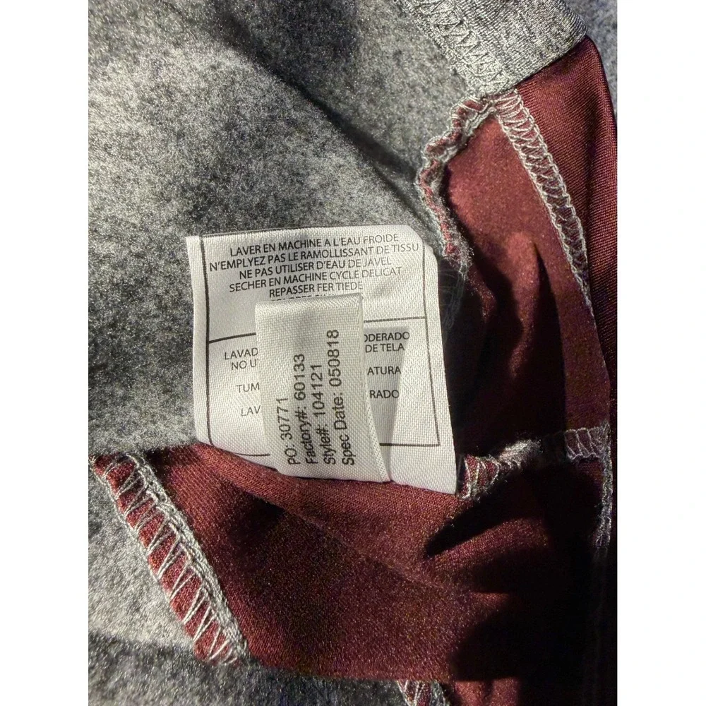 Antigua Mens XL Highland Springs Country Club 1/4 Zip Pullover Gray Maroon104121